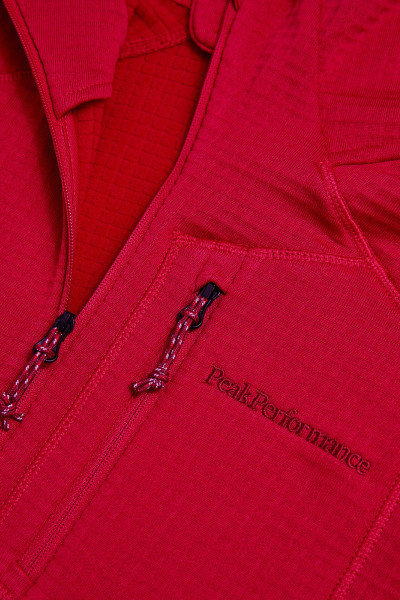MIKINA PEAK PERFORMANCE W TRAIL POLARTEC ZIP HOOD - Fotografie č. 4