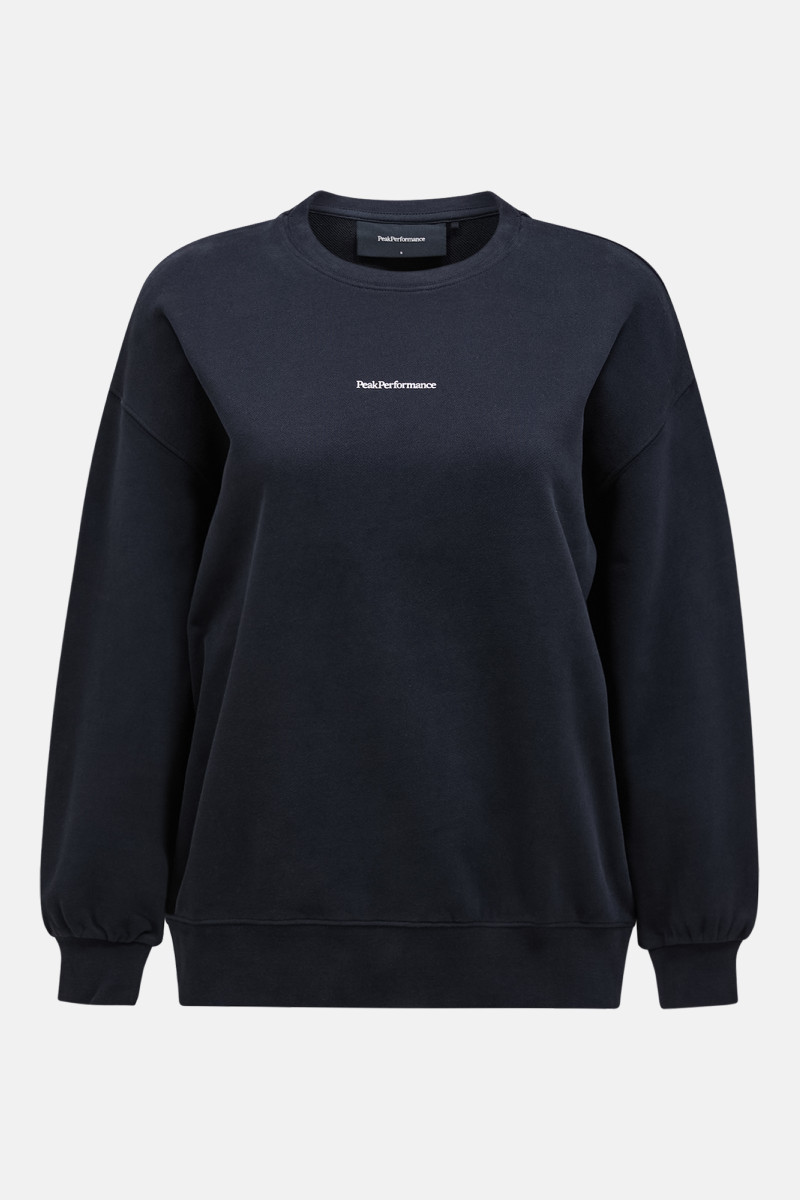 Mikina Peak Performance W Original Terry Crew Black
