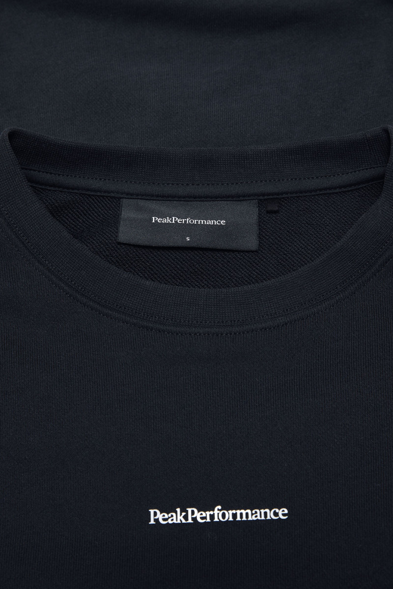 Mikina Peak Performance W Original Terry Crew Black