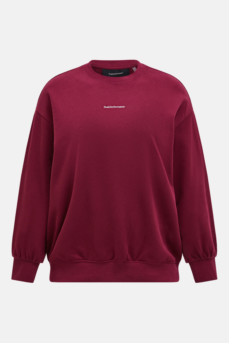 Melegítő Felső Peak Performance W Original Terry Crew Vertical Zenith