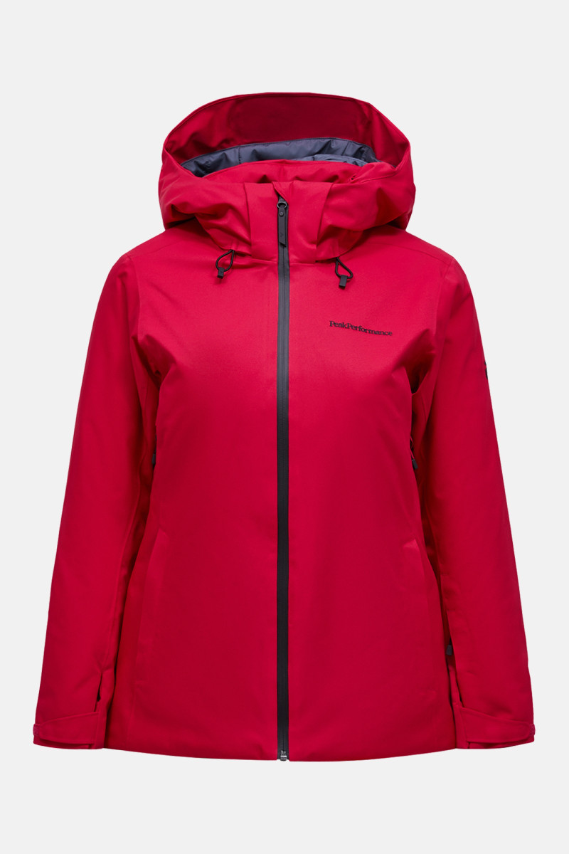 Levně Bunda peak performance w anima insulated jacket tech burgundy