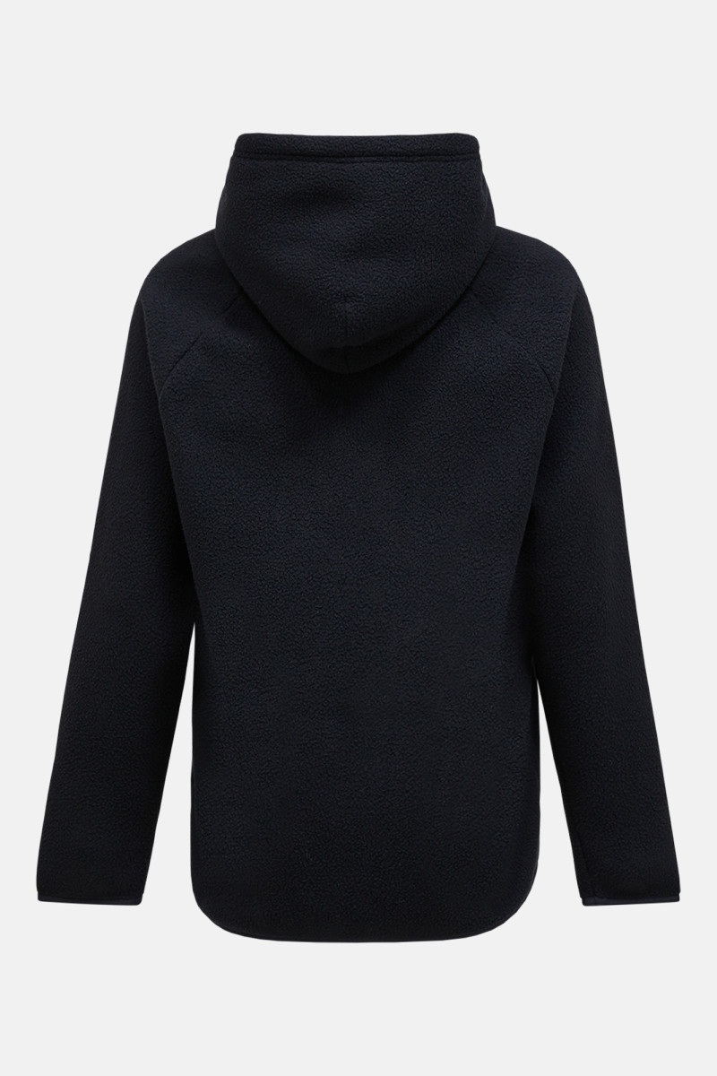 Mikina Peak Performance M Fleece Hood Black