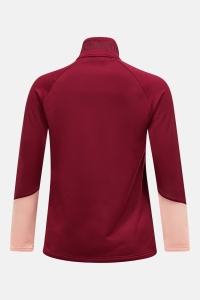 MELEGÍTŐ FELSŐ PEAK PERFORMANCE W RIDER ESSENTIALS ZIP JAUE SHADOW - Kép 3