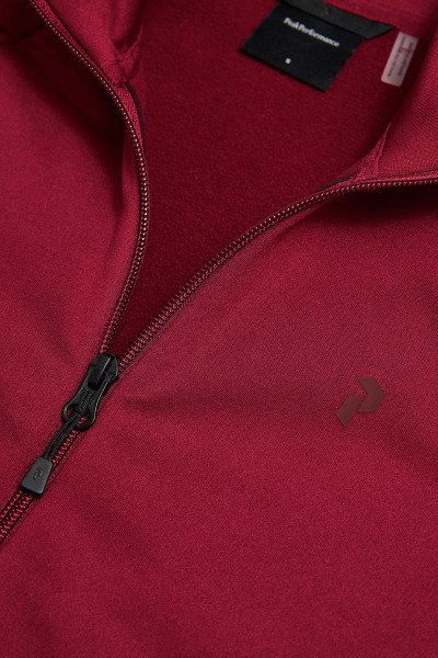 MELEGÍTŐ FELSŐ PEAK PERFORMANCE W RIDER ESSENTIALS ZIP JAUE SHADOW - Kép 4