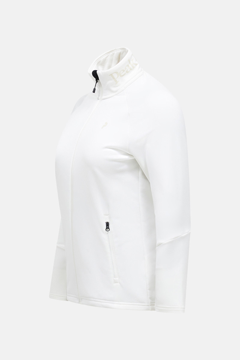 Mikina Peak Performance W Rider Essentials Zip Jaue Shadow Offwhite