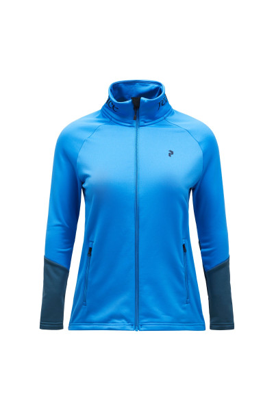 MELEGÍTŐ FELSŐ PEAK PERFORMANCE W RIDER ESSENTIALS ZIP JAUE SHADOW - Kép 1