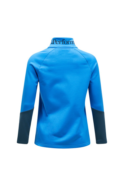 MELEGÍTŐ FELSŐ PEAK PERFORMANCE W RIDER ESSENTIALS ZIP JAUE SHADOW - Kép 2