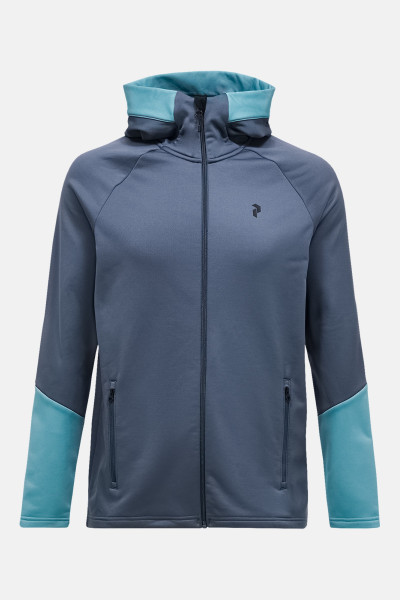 MIKINA PEAK PERFORMANCE M RIDER ESSENTIALS ZIP HOUE SHADOW - Fotografie č. 1