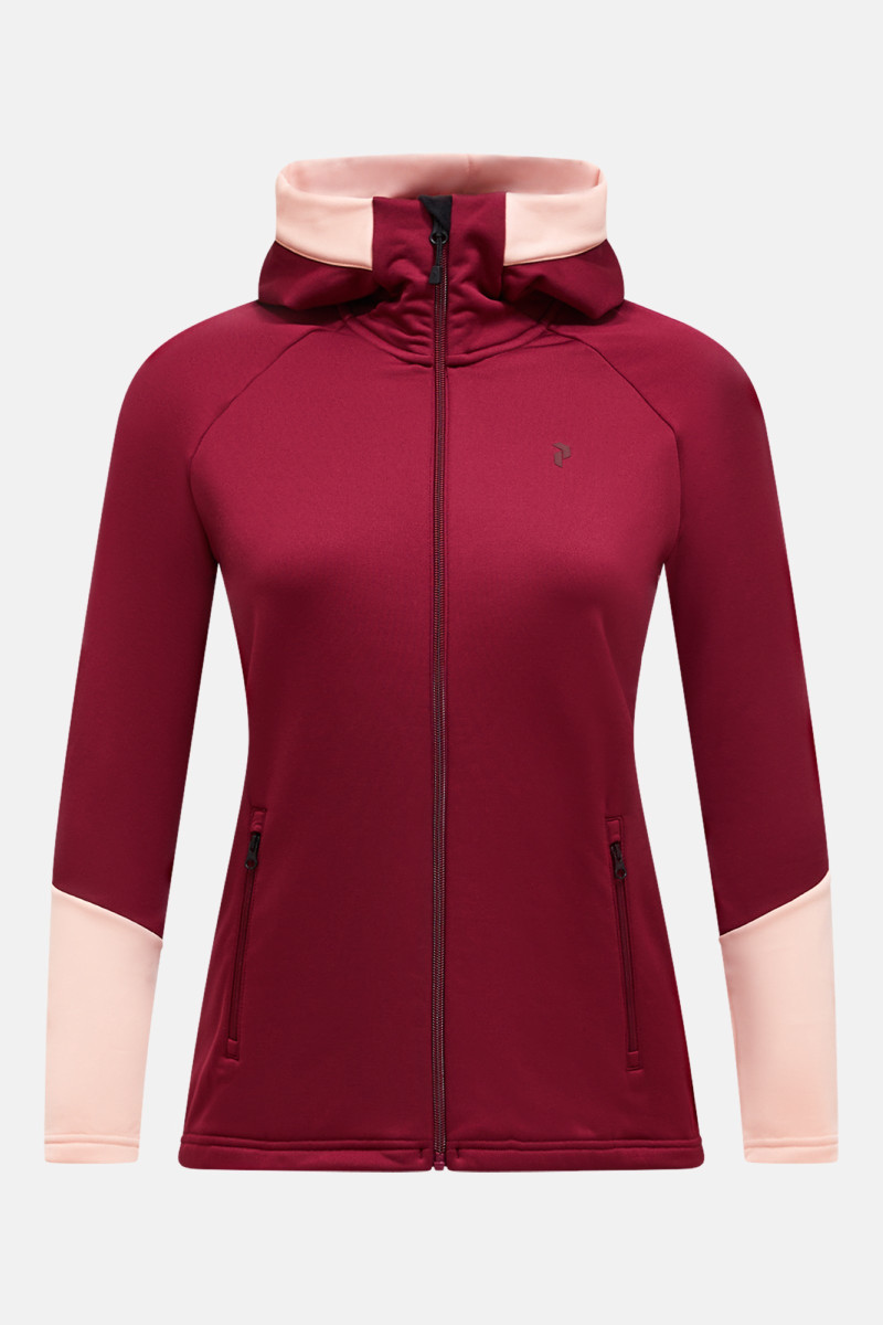 Mikina Peak Performance W Rider Essentials Zip Houe Shadow Vertical Zenith