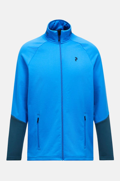 MIKINA PEAK PERFORMANCE M RIDER ESSENTIALS ZIP JAUE SHADOW - Fotografia č. 1