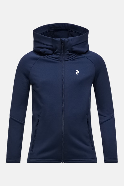 MIKINA PEAK PERFORMANCE JR RIDER ESSENTIALS ZIP HUE SHADOW - Fotografia č. 2