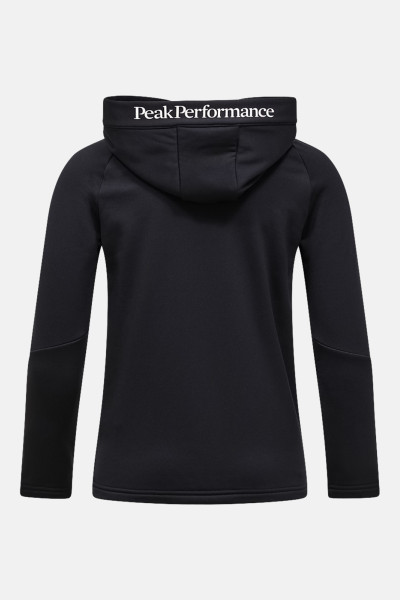 MELEGÍTŐ FELSŐ PEAK PERFORMANCE JR RIDER ESSENTIALS ZIP HUE SHADOW - Kép 3