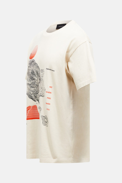 PÓLÓ PEAK PERFORMANCE M GRAPHIC TEE - Kép 2