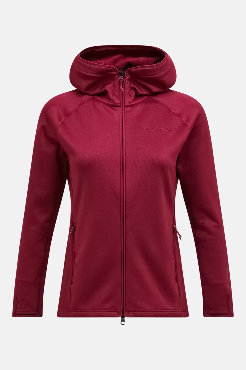 Mikina Peak Performance W Midlayer Zip Hood Vertical Zenith