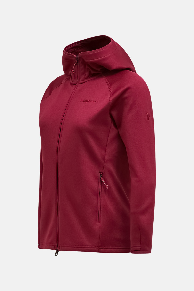 Mikina Peak Performance W Midlayer Zip Hood Vertical Zenith