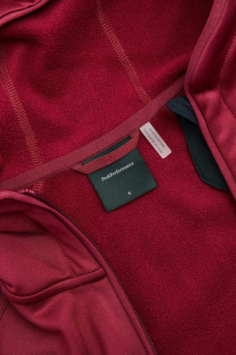 Mikina Peak Performance W Midlayer Zip Hood Vertical Zenith