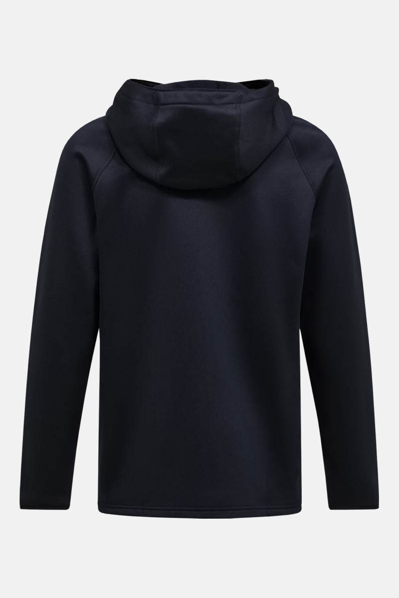 Mikina Peak Performance M Midlayer Zip Hood Black