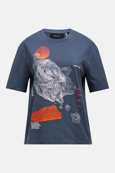PÓLÓ PEAK PERFORMANCE W GRAPHIC TEE - Kép 1