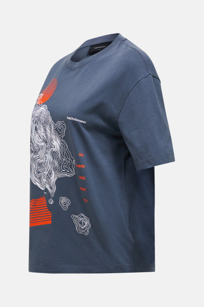 PÓLÓ PEAK PERFORMANCE W GRAPHIC TEE - Kép 2
