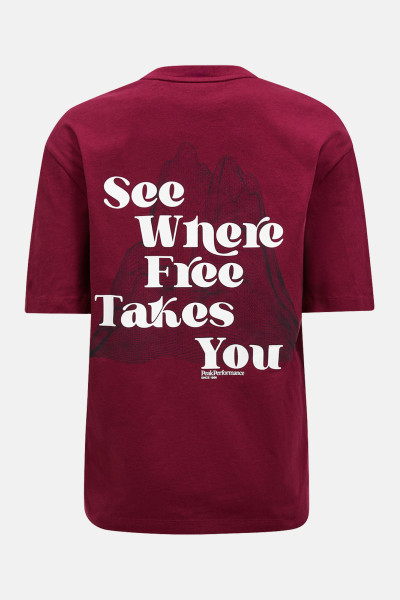 PÓLÓ PEAK PERFORMANCE W GRAPHIC TEE - Kép 2