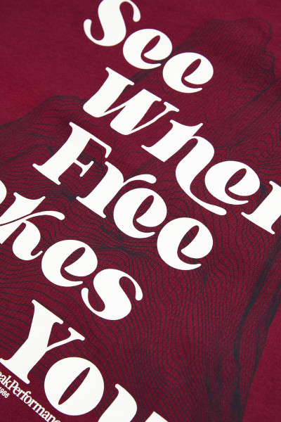 PÓLÓ PEAK PERFORMANCE W GRAPHIC TEE - Kép 4