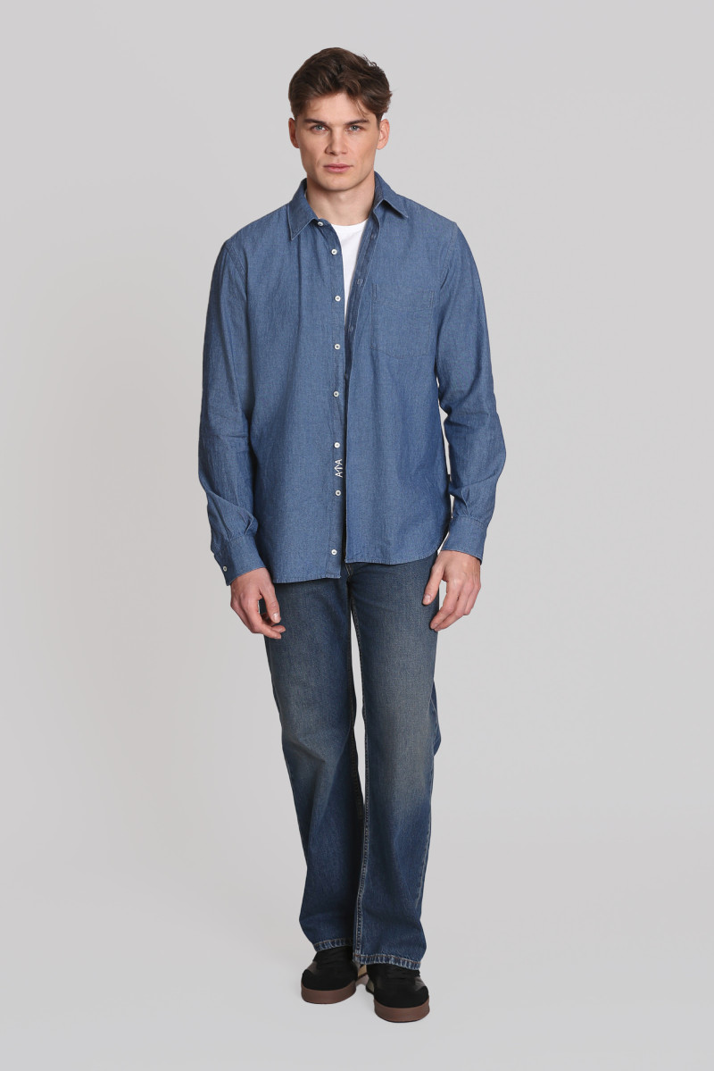 Ing Aspesi Camicia Sedici Denim Medio