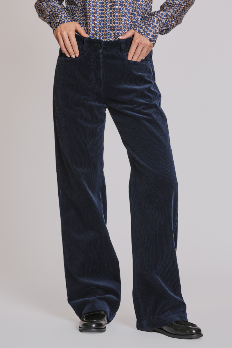 Nohavice Aspesi Pantalone Navy
