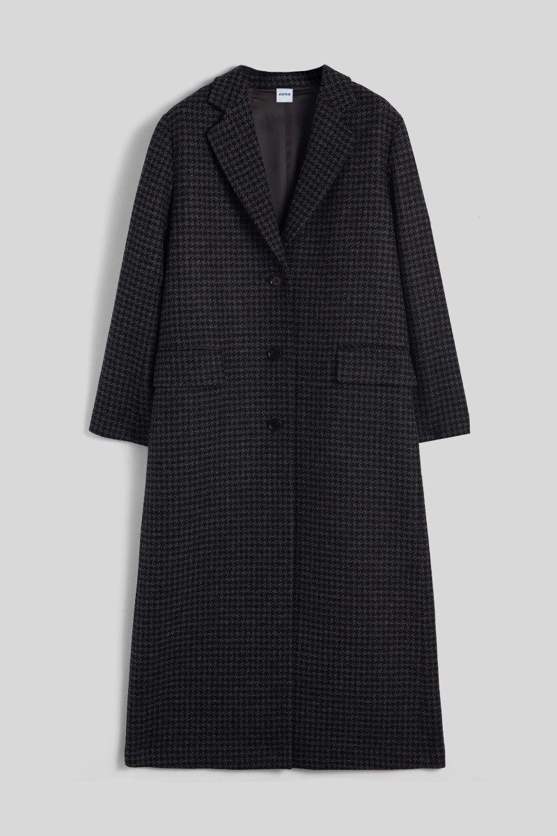 Kabát Aspesi Cappotto Nero