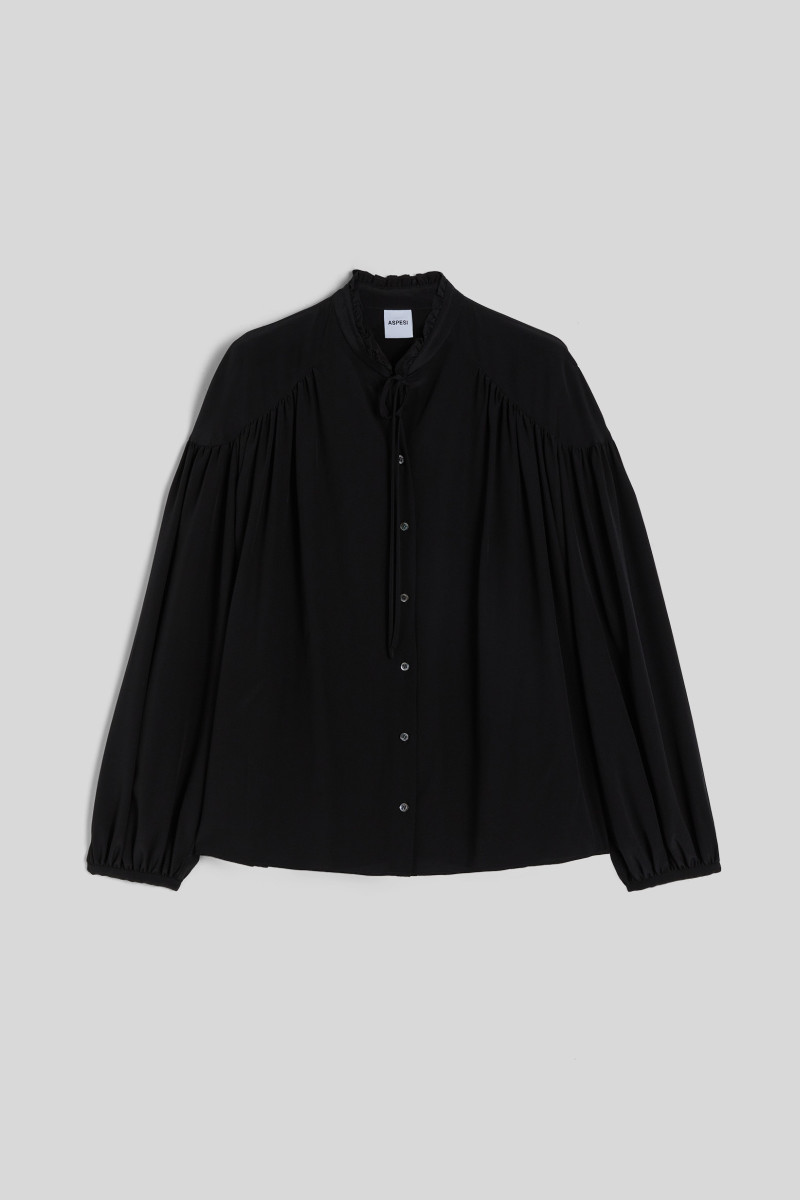 Košeľa Aspesi Camicia Nero
