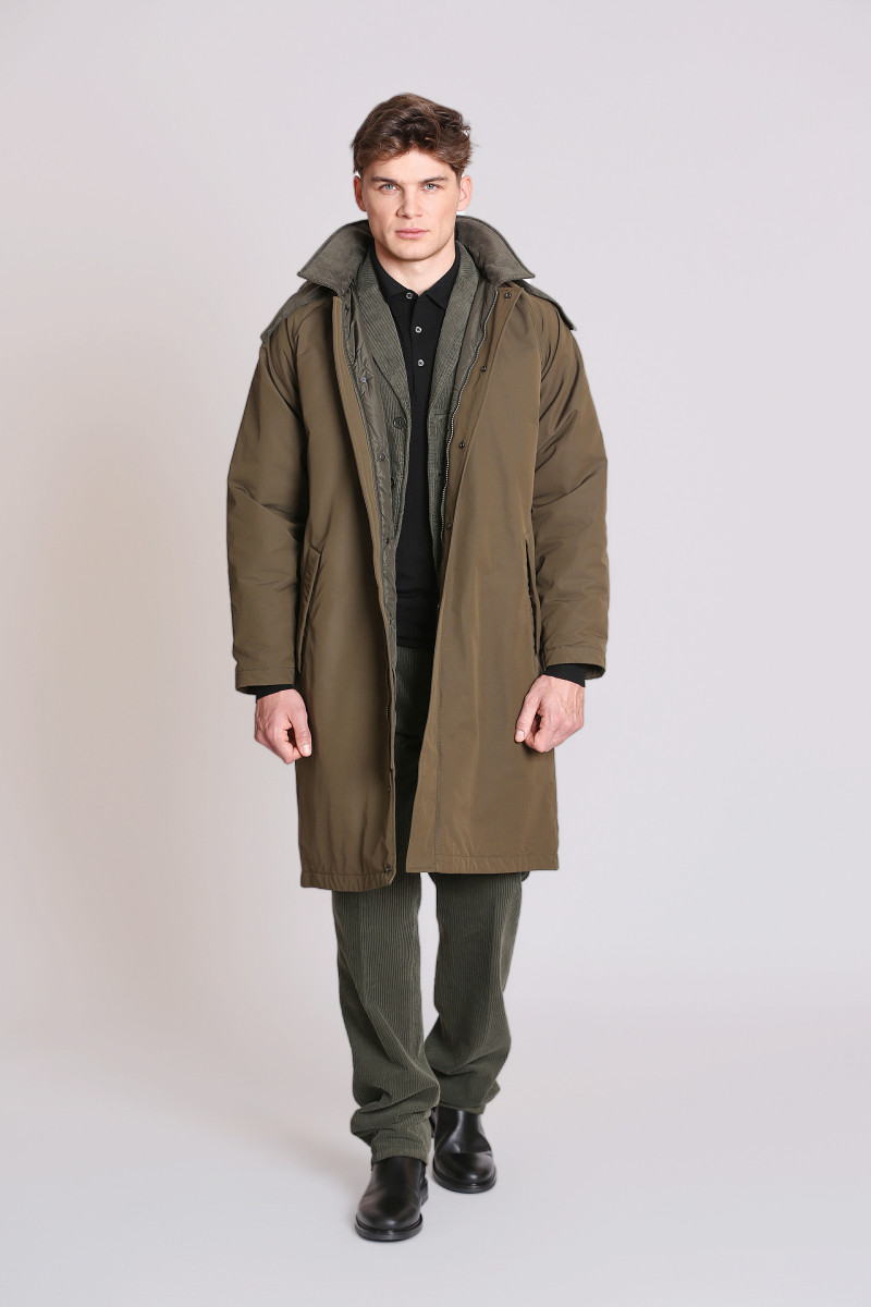 Levně Kabát aspesi cappotto hibiki militare