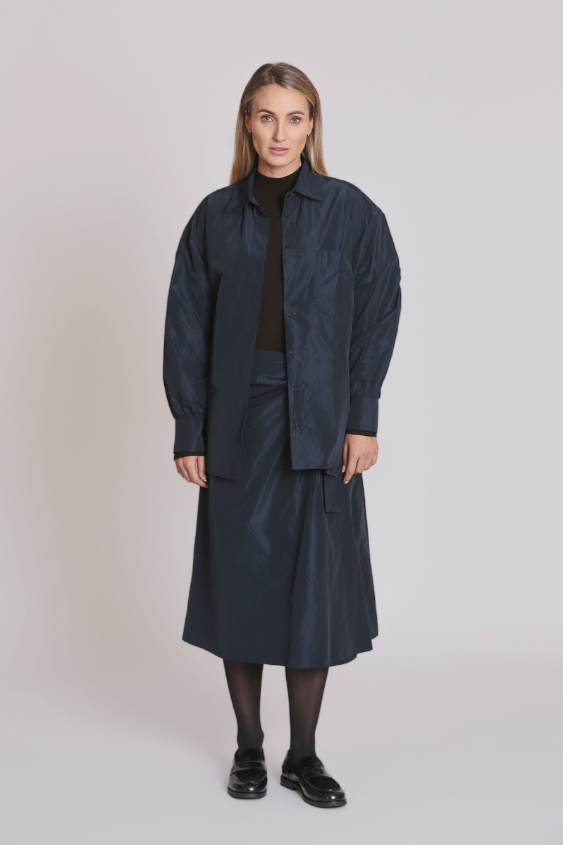 Košeľa Aspesi Camicia Diana Blu Black