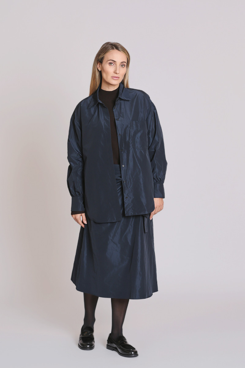 Košeľa Aspesi Camicia Diana Blu Black