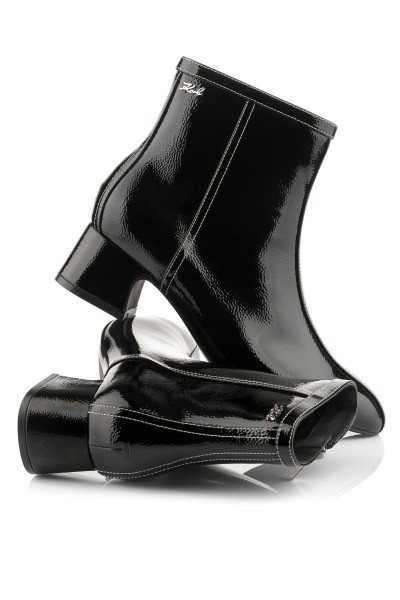KOTNÍKOVÁ OBUV KARL LAGERFELD BONNIE ANKLE ZIP BOOT - Fotografie č. 1