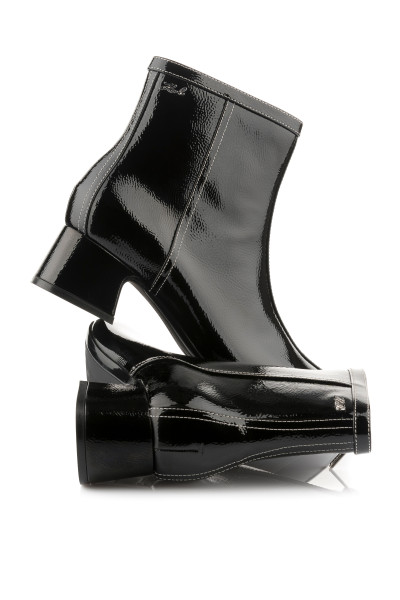 KOTNÍKOVÁ OBUV KARL LAGERFELD BONNIE ANKLE ZIP BOOT - Fotografie č. 3