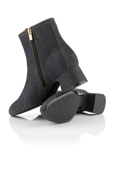 BOKACIPŐ KARL LAGERFELD BONNIE ANKLE ZIP BOOT - Kép 4