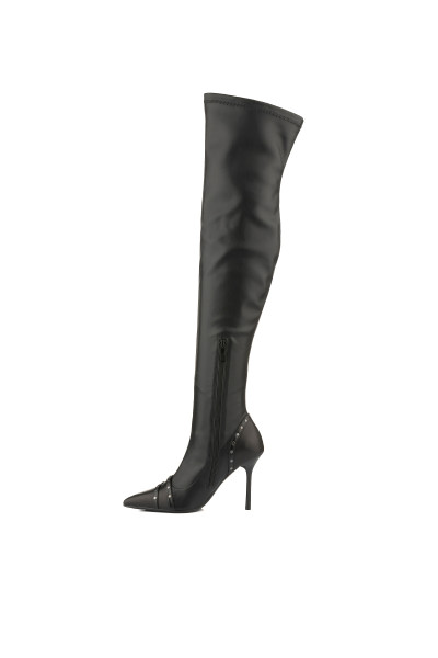 KOZAČKY KARL LAGERFELD SARABANDE STRETCH KNEE BOOT - Fotografie č. 5