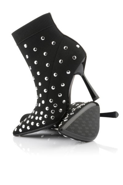 ČLENKOVÁ OBUV KARL LAGERFELD PANDARA STUDS KNIT BOOT - Fotografia č. 4