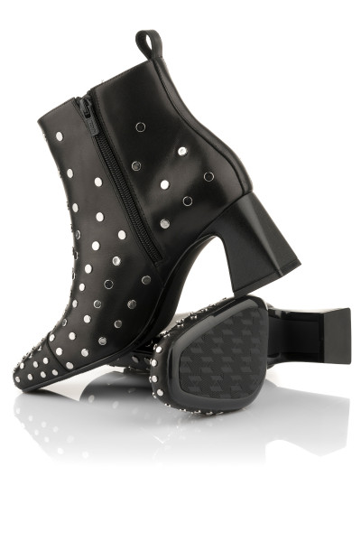 KOTNÍKOVÁ OBUV KARL LAGERFELD BEATA STUDS ANKLE ZIP - Fotografie č. 4