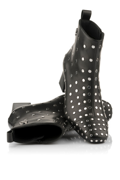 KOTNÍKOVÁ OBUV KARL LAGERFELD BEATA STUDS ANKLE ZIP - Fotografie č. 2