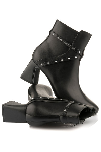 BOKACIPŐ KARL LAGERFELD BEATA STUDS ANKLE BOOT - Kép 1