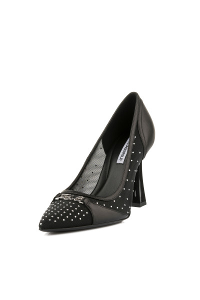 LODIČKY KARL LAGERFELD DEBUTANTE GLITTER MESH PUMP - Fotografie č. 6