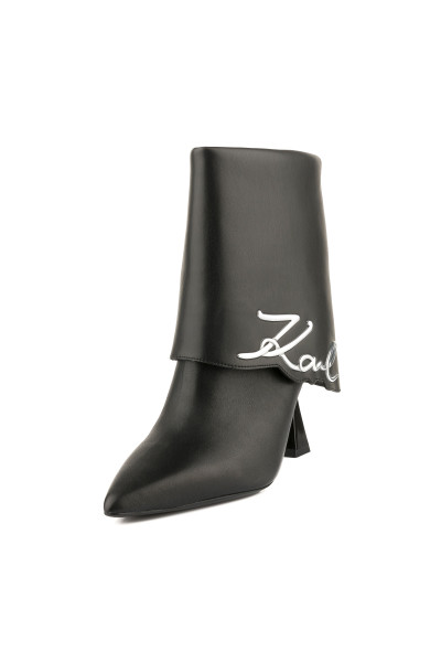 KOTNÍKOVÁ OBUV KARL LAGERFELD DEBUT II FOLD DOWN MIDI BOOT - Fotografie č. 6