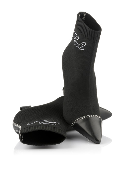 KOTNÍKOVÁ OBUV KARL LAGERFELD DEBUT II MIX KNIT ANKLE BOOT - Fotografie č. 2