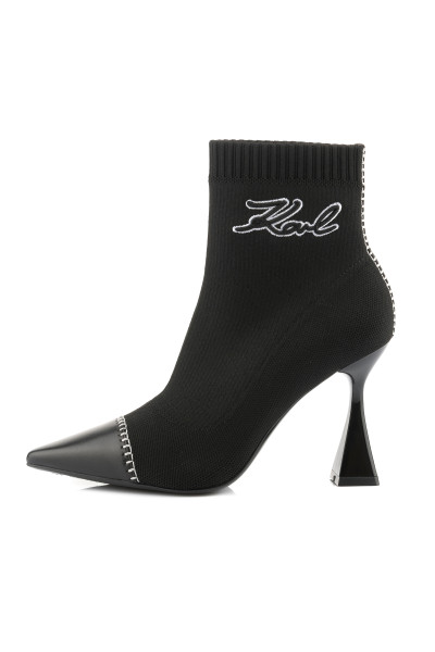 KOTNÍKOVÁ OBUV KARL LAGERFELD DEBUT II MIX KNIT ANKLE BOOT - Fotografie č. 5