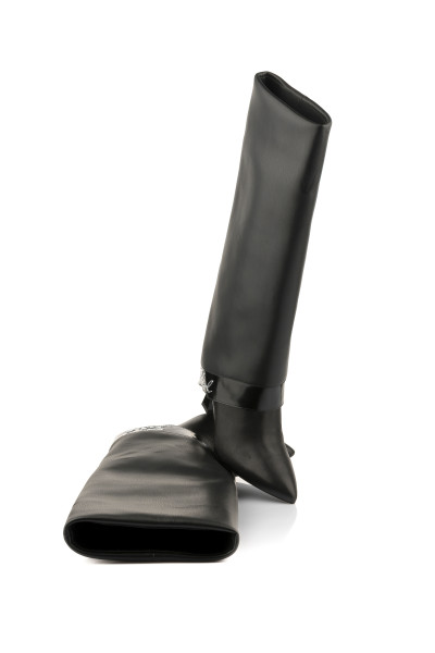 CIZMA KARL LAGERFELD DEBUTANTE FOLD DOWN HI LEG BOOT - Kép 2