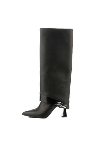 CIZMA KARL LAGERFELD DEBUTANTE FOLD DOWN HI LEG BOOT - Kép 5