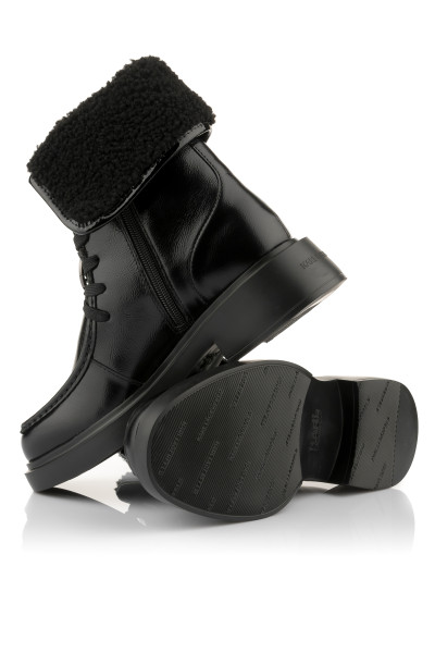 KOTNÍKOVÁ OBUV KARL LAGERFELD MACIE MOC TOE FOLDOVER BOOT - Fotografie č. 4