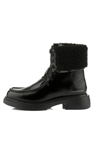 KOTNÍKOVÁ OBUV KARL LAGERFELD MACIE MOC TOE FOLDOVER BOOT - Fotografie č. 5