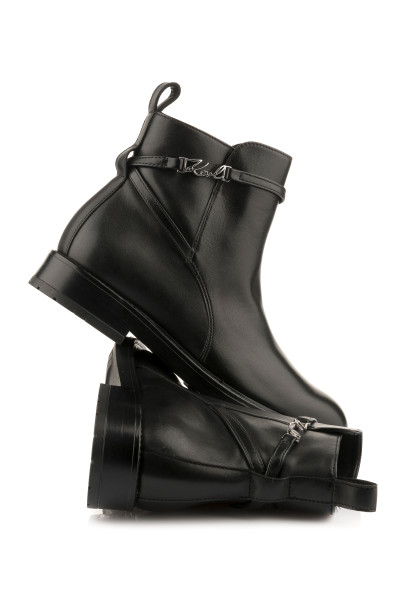BOKACIPŐ KARL LAGERFELD BLAKE SIGNIA ANKLE BOOT - Kép 3