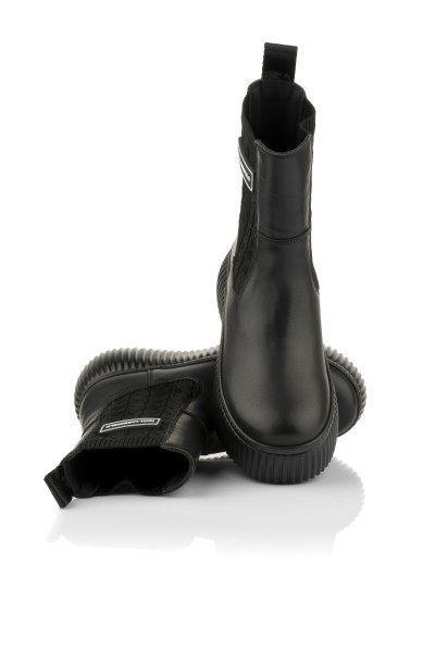 BOKACIPŐ KARL LAGERFELD KREEPER LO KABLE KNIT BOOT - Kép 2